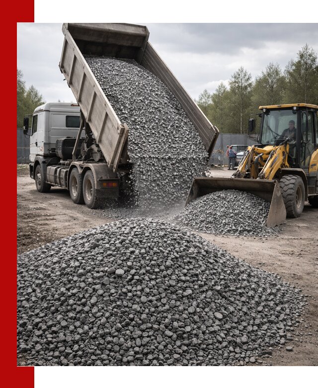 Доставка и продажа щебня гранитного в Михайловке