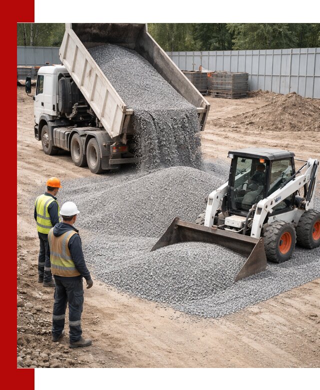 Доставка и продажа гранитного щебня фракции 0-5 в Михайловке