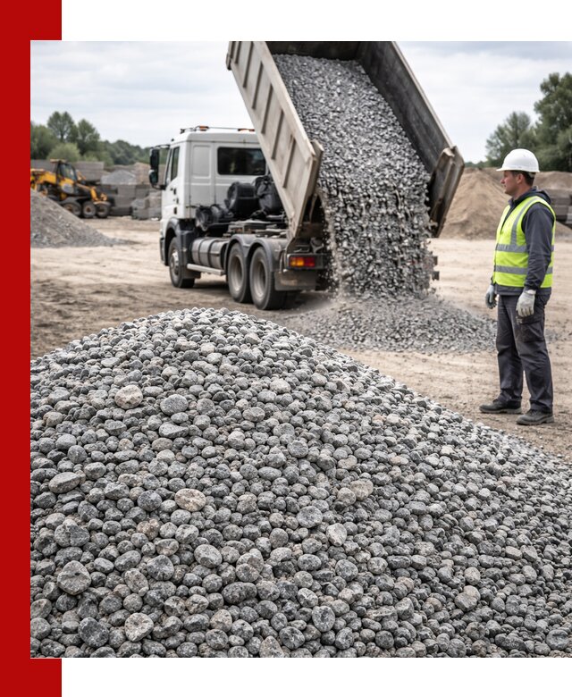 Доставка и продажа гранитного щебня фракции 5-20 в Михайловке