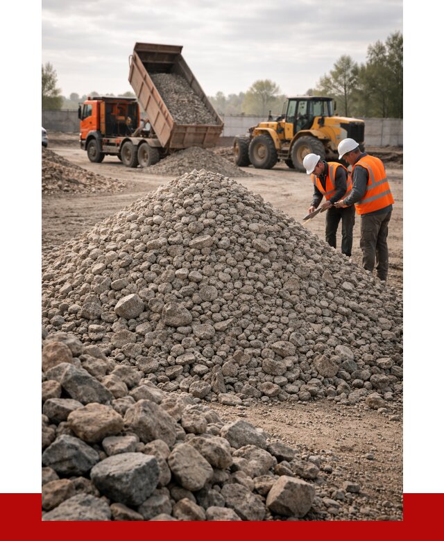 Гранитный щебень фракция 40-70 в Михайловке от 2542 руб ПРОНЕРУДМхл