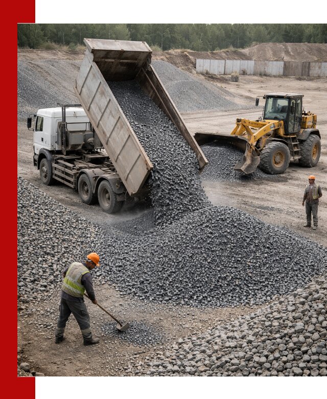 Щебень габбро-диабаз фр. 5-20 с доставкой в Михайловке