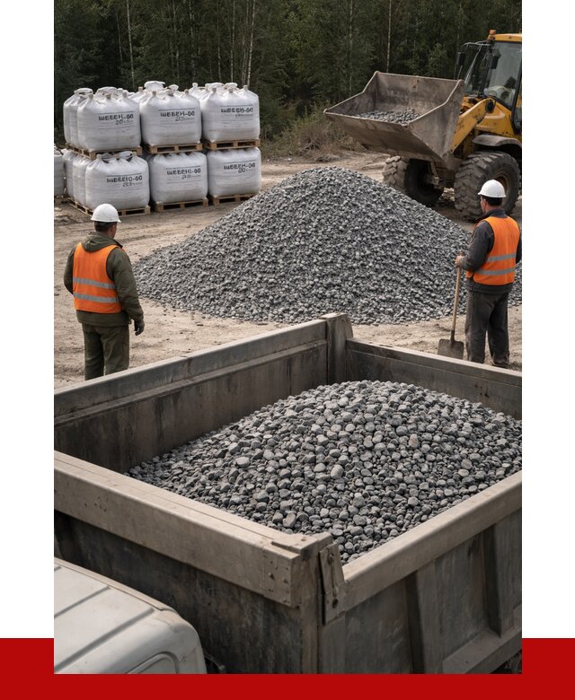 Щебень габбро диабаз 20-40 в Михайловке от 3457 руб. | ПРОНЕРУДМхл