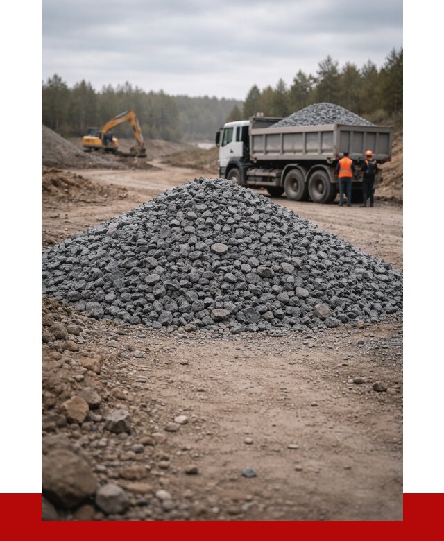 Щебень габбро диабаз фракция 40-70 в Михайловке от 2237 р-ПРОНЕРУДМхл