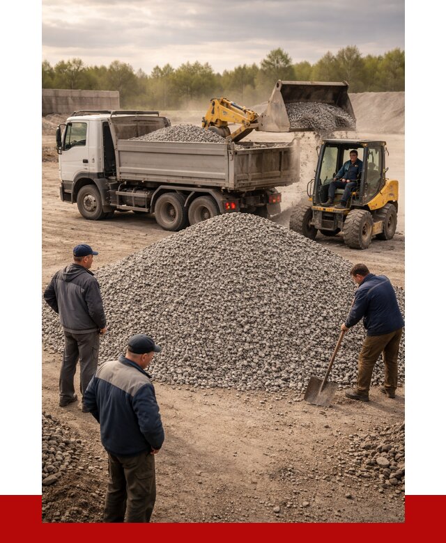 Гравийный щебень фракция 5-20 в Михайловке от 2440 р. ПРОНЕРУДМхл