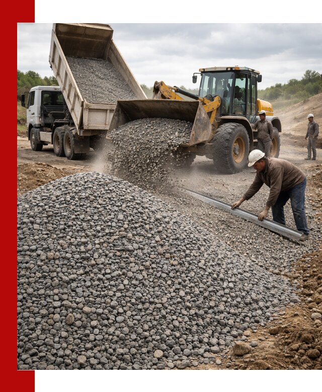 Гравийный щебень фракция 5-20 с доставкой в Михайловке
