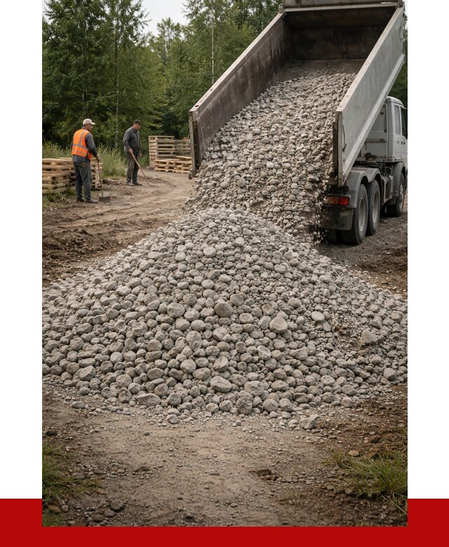 гравийный щебень фракция 70-120 в Михайловке от 2491 р. ПРОНЕРУДМхл