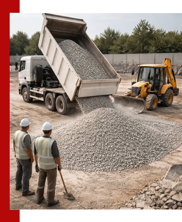 Купить известняковый щебень фракции 5–10 мм с доставкой в Михайловке