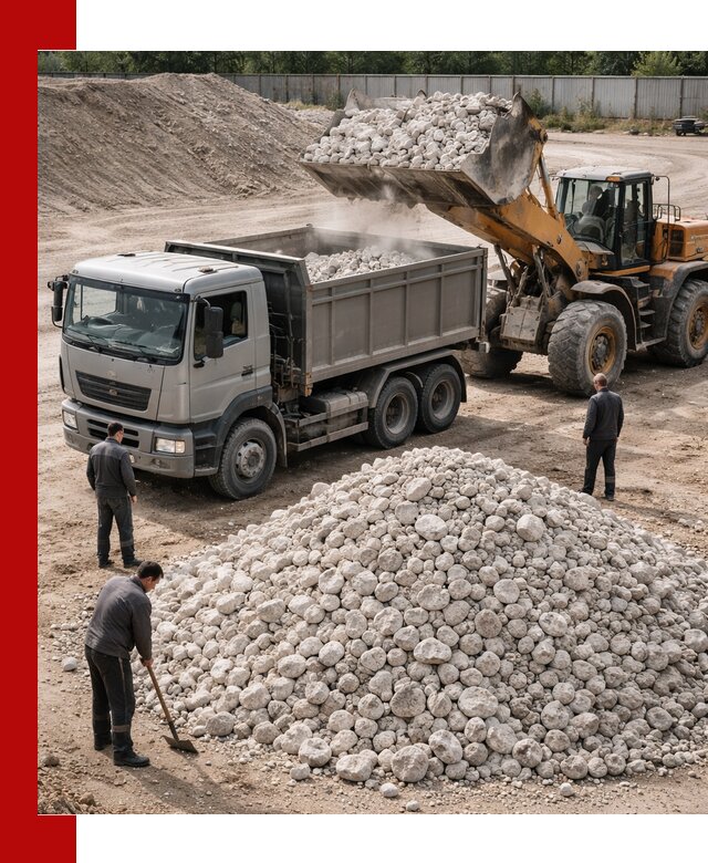 Известняковый щебень фракция 70–150 с доставкой в Михайловке