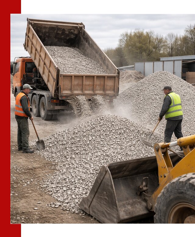Доломитовый щебень фракции 5-20 с доставкой в Михайловке