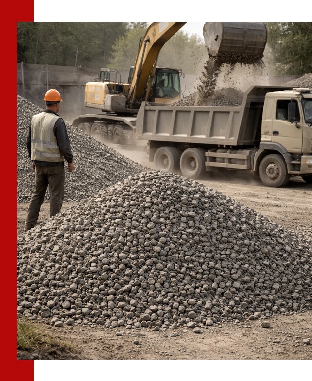 Шлаковый щебень фракция 5-20 с доставкой в Михайловке