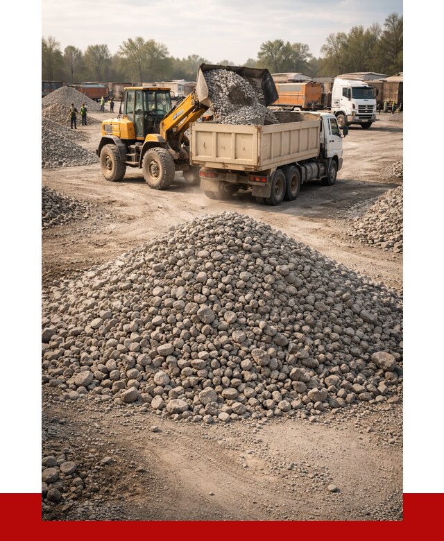 Вторичный щебень фракция 40-70 в Михайловке от 1769 р, ПРОНЕРУДМхл