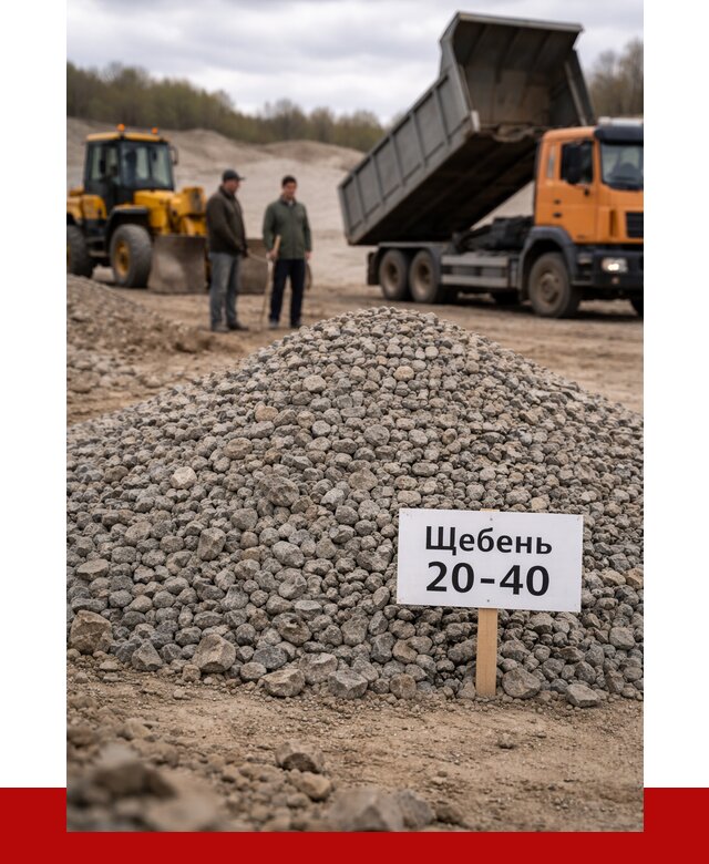 Бетонный щебень фракция 20-40 в Михайловке от 2491 р. | ПРОНЕРУДМхл