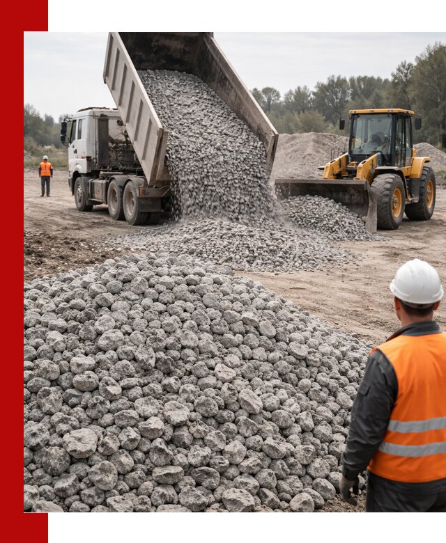 Доставка бетонного щебня фракции 20-40 в Михайловке