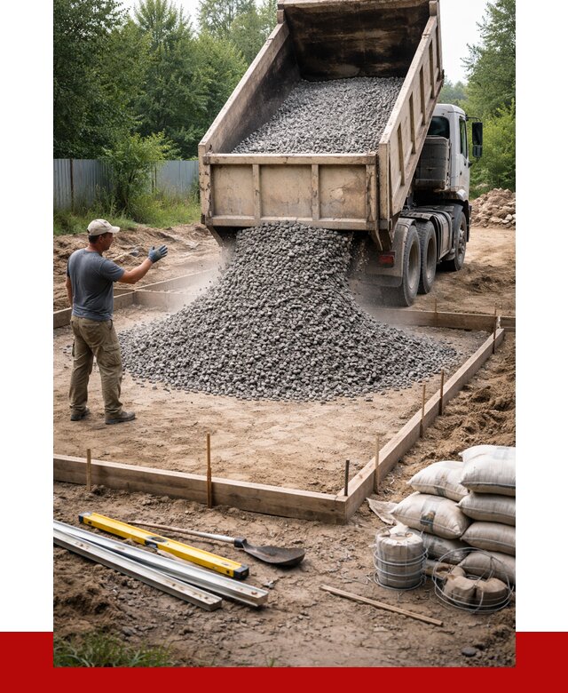 Купить щебень для фундамента в Михайловке от 4575 р. | ПРОНЕРУДМхл