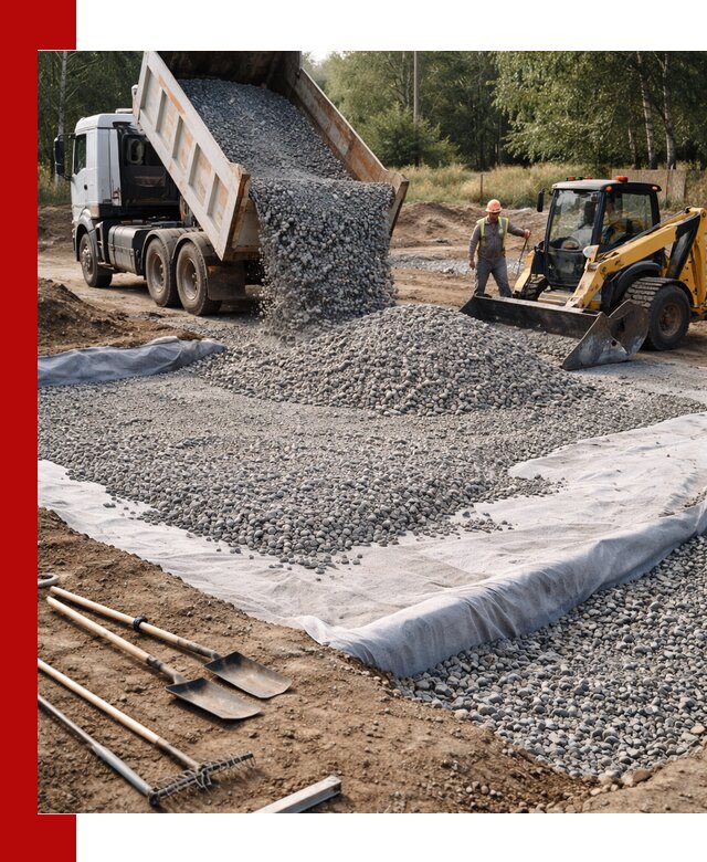 Щебень для фундамента с доставкой в Михайловке