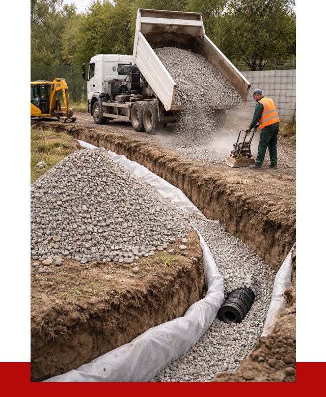 Щебень для дренажа в Михайловке от 1881 р., ПРОНЕРУДМхл доставка