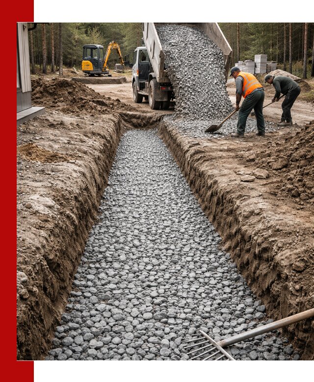 Щебень для дренажа с доставкой в Михайловке высокого качества