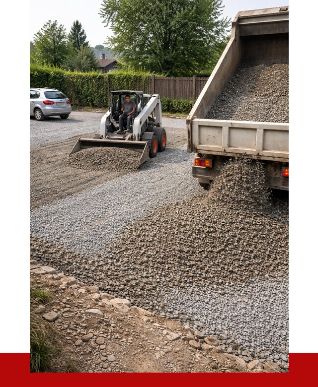 Щебень для парковки в Михайловке с доставкой от 1220 р.| ПРОНЕРУДМхл
