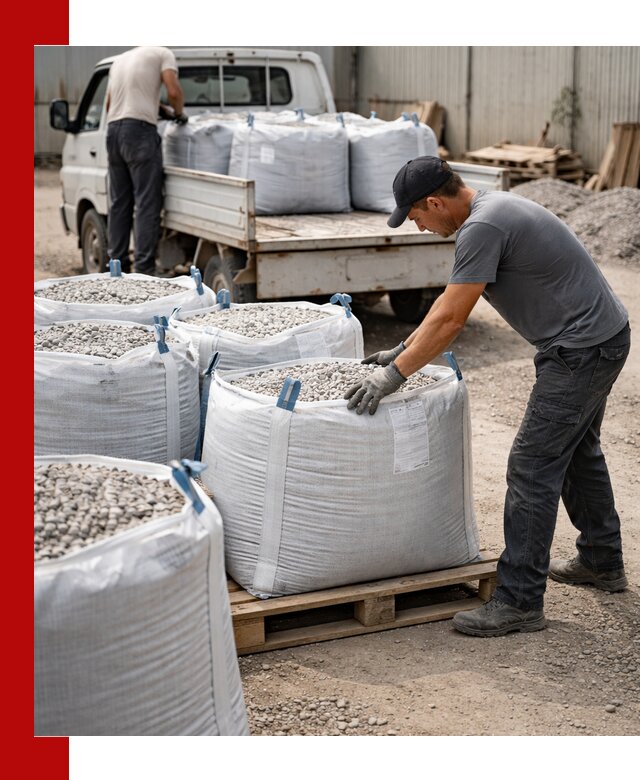 Доставка щебня в мешках по выгодным ценам в Михайловке
