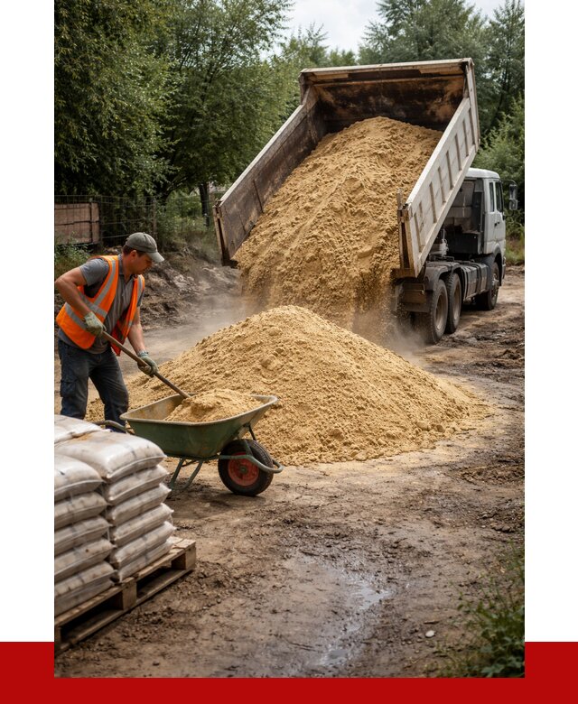 Купить песок с доставкой в Михайловке от 1830 р. | ПРОНЕРУДМхл