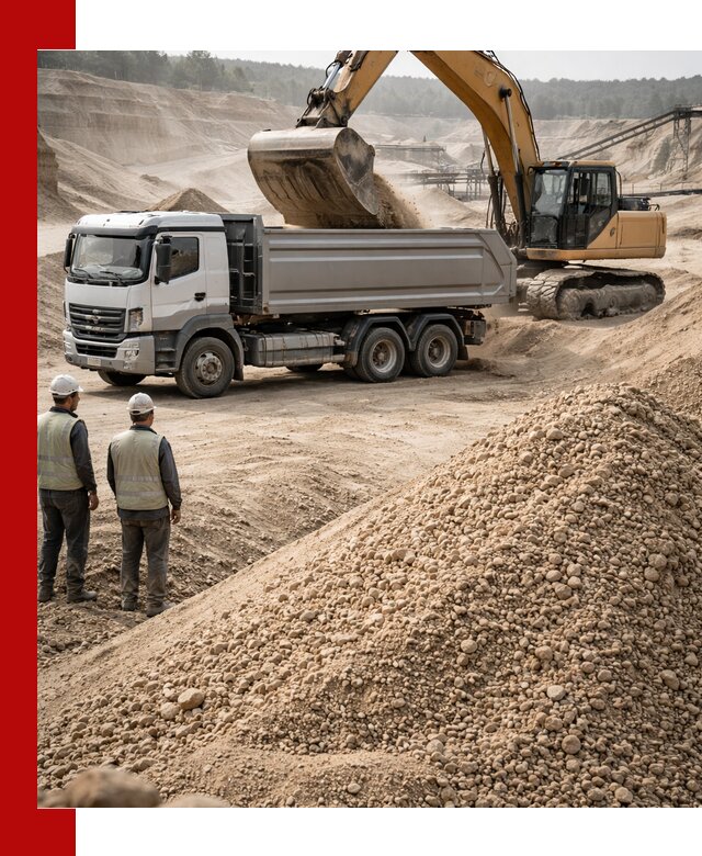 Карьерный крупнозернистый песок с доставкой в Михайловке