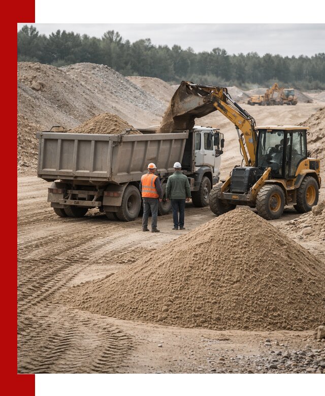 Карьерный среднезернистый песок с доставкой в Михайловке