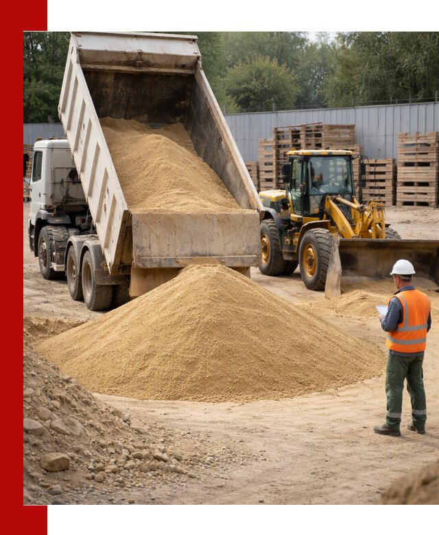 Доставка карьерного мелкозернистого песка в Михайловке