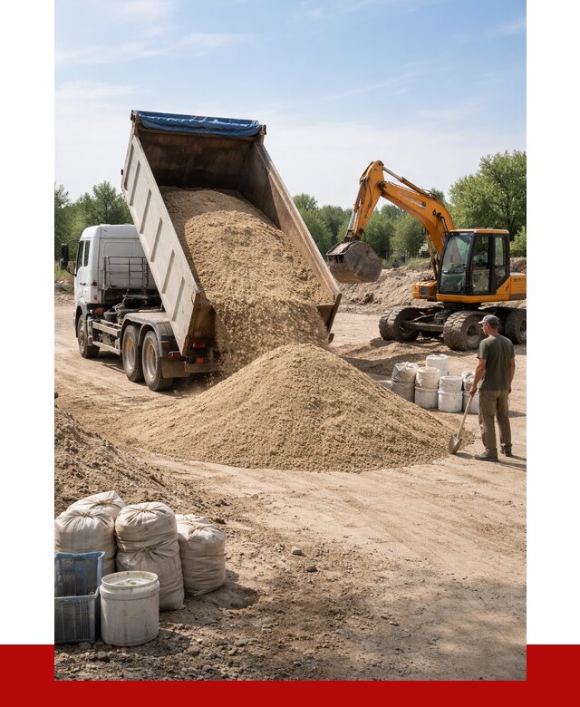 Купить речной песок в Михайловке от 1220 р. за куб | ПРОНЕРУДМхл