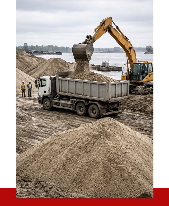 Купить речной песок навалом в Михайловке от 1830 р., ПРОНЕРУДМхл