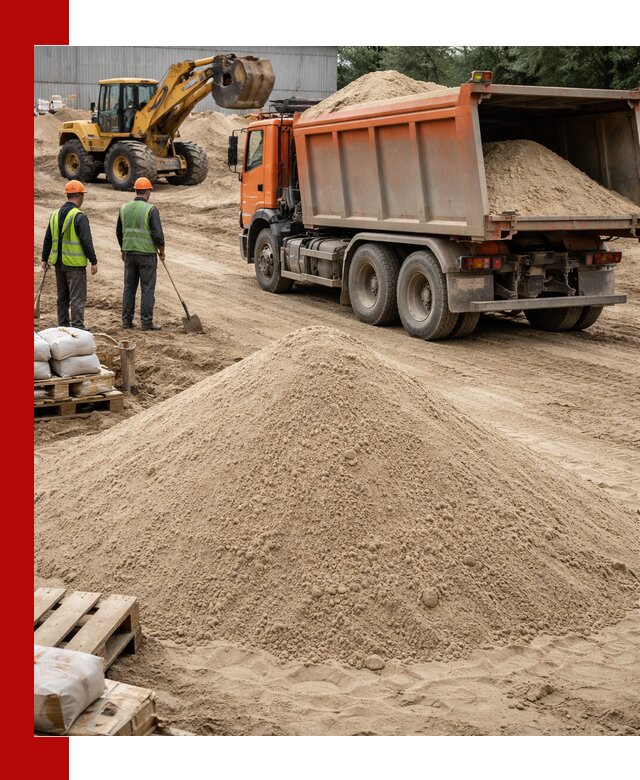 Доставка и продажа мытого речного песка в Михайловке