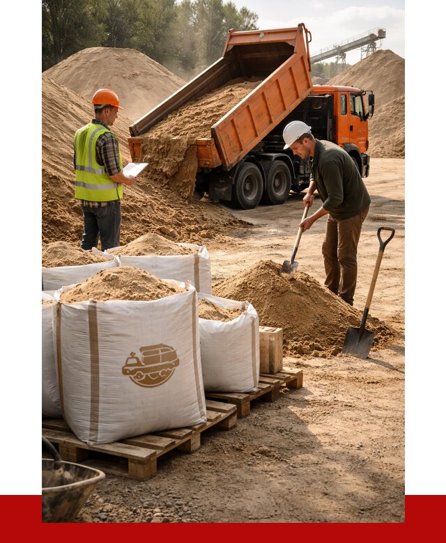 Строительный песок в Михайловке от 2237 р. с доставкой, ПРОНЕРУДМхл