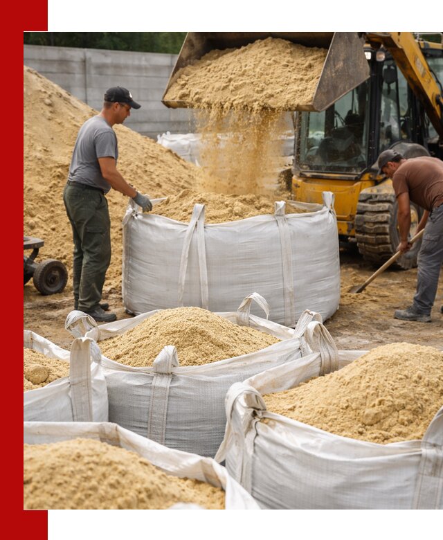 Поставка качественного песка для кладки в Михайловке