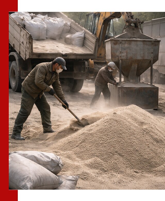 Кварцевый песок для пескоструя в Михайловке — доставка и качество