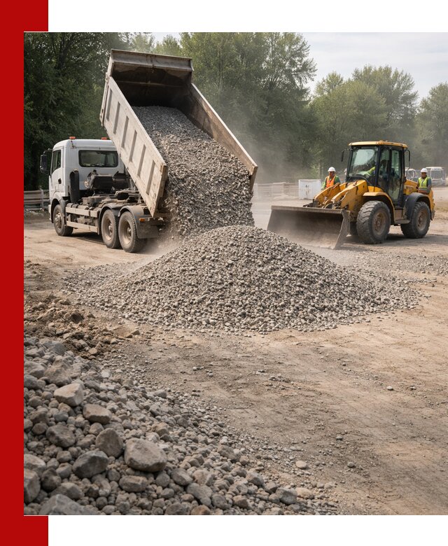 Гравий фракция 5–20 доставка в Михайловке оптом и в розницу