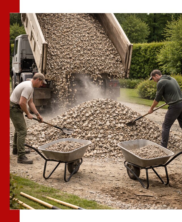 Доставка и продажа декоративной гальки в Михайловке