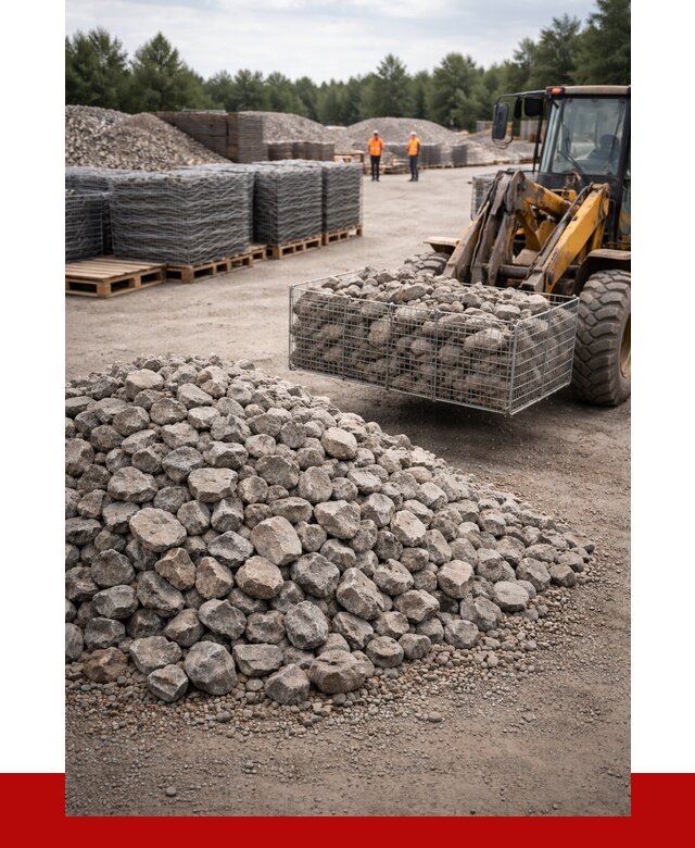 Камень для габионов фракция 70-150 в Михайловке от 4270 р. | ПРОНЕРУДМхл