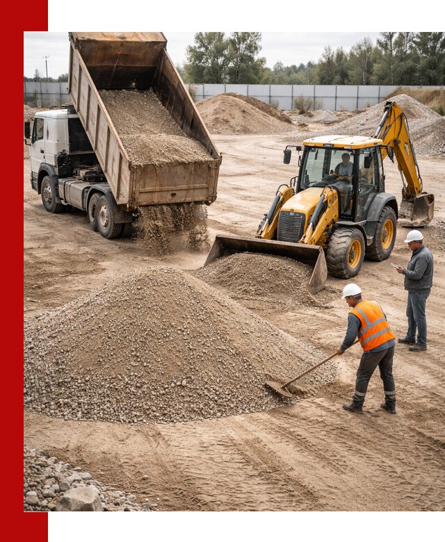 Поставка и доставка ПГС С4 в мешках и самосвалах в Михайловке