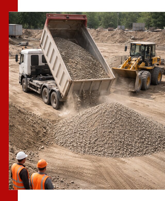 Щебень с песком (ЩГПС С2) с доставкой в Михайловке