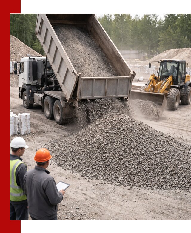 Доставка и продажа гранитного отсева 0-10 в Михайловке