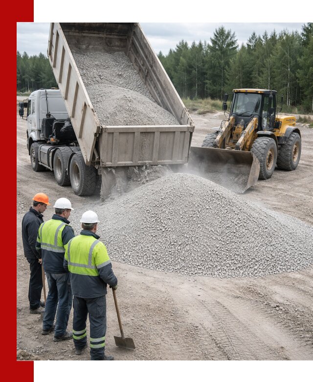 Известняковый отсев 0-5 доставка в Михайловке быстро и выгодно