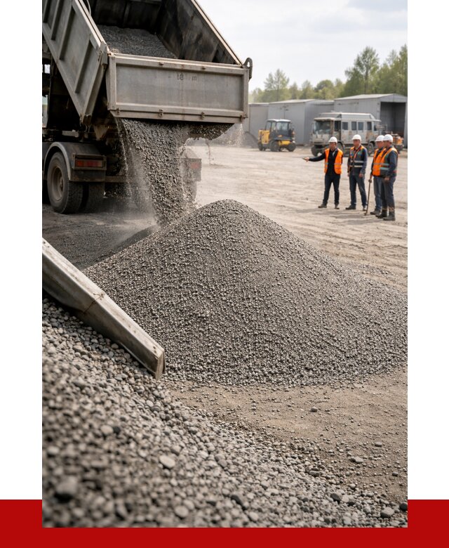 Гравийный отсев 0-5 в Михайловке от 1220 р. с доставкой | ПРОНЕРУДМхл