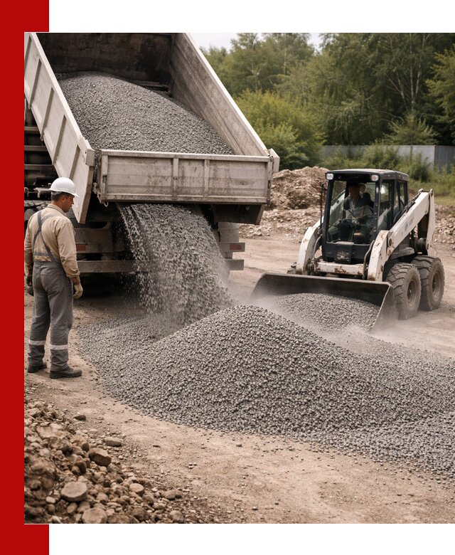 Доставка гравийного отсева 0-5 в Михайловке оптом и в розницу