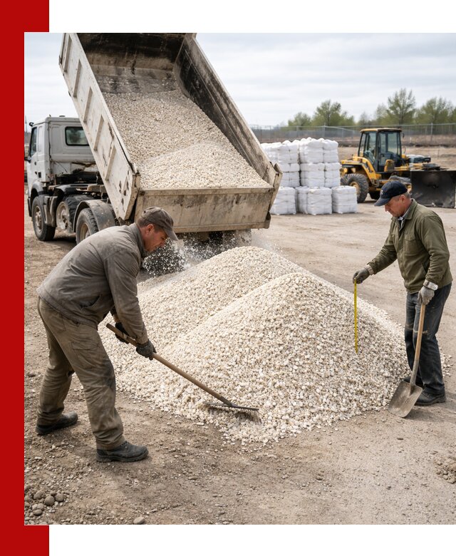 Мраморная крошка с доставкой и разгрузкой в Михайловке