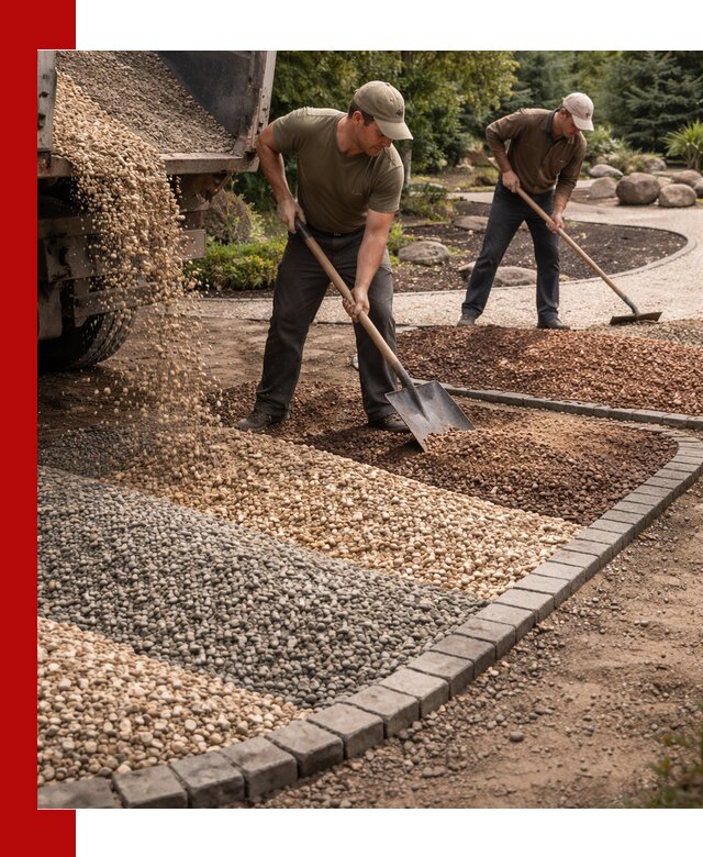 Декоративная крошка для ландшафта в Михайловке — продажа и доставка