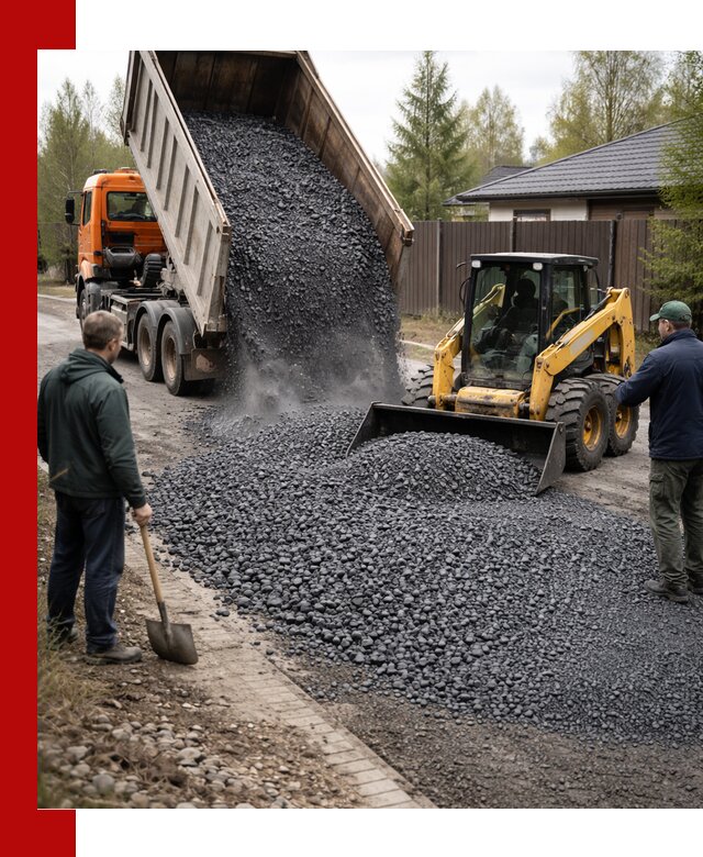 Крошка габбро с доставкой в Михайловке для строительных работ