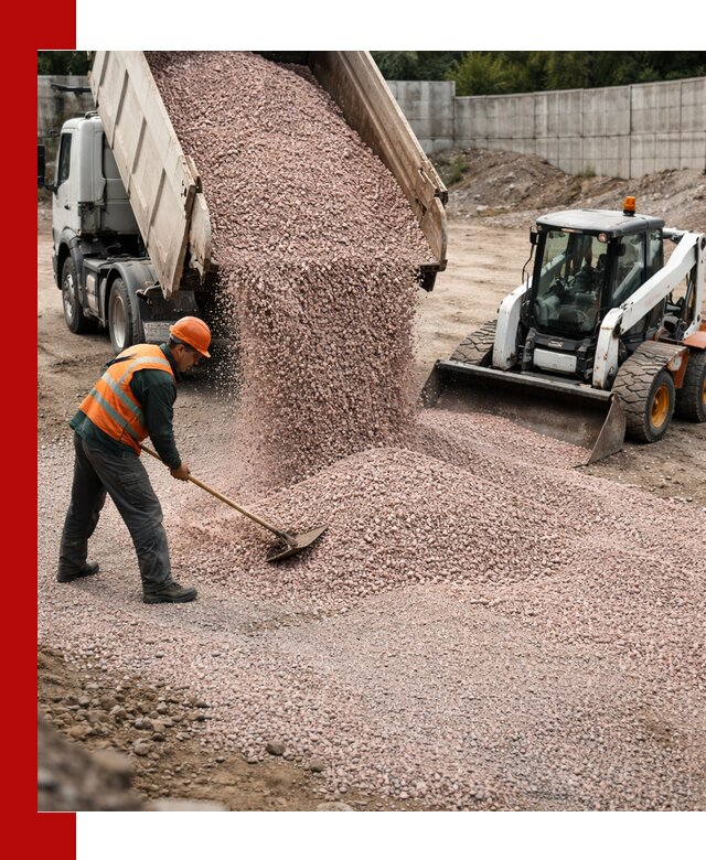 Крошка розовый гранит с доставкой в Михайловке от производителя