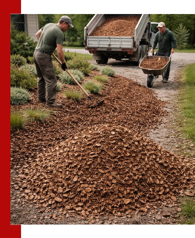 Крошка для мульчирования с доставкой в Михайловке