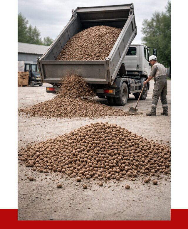 Керамзит с доставкой в Михайловке от 4270 р. за м3 | ПРОНЕРУДМхл