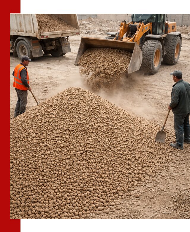 Керамзит фракция 10-20 с доставкой в Михайловке