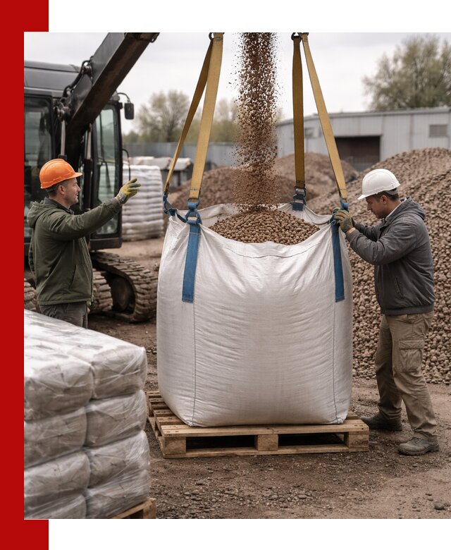 Керамзит в биг-бегах с доставкой в Михайловке